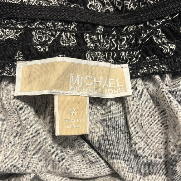 MICHAEL Michael Kors Paisley Print Off-The-Shoulder Top - Picture 9 of 10